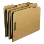 Smead Fastener File Folder, 2 Fasteners, Reinforced 1/3-Cut Tab, Letter Size, Kraft, 50 per Box (14837)
